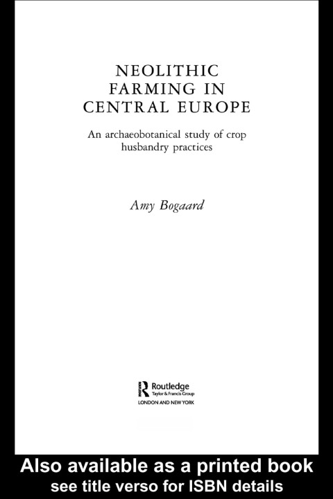 Cover image for book Neolithic Farming in Central Europe