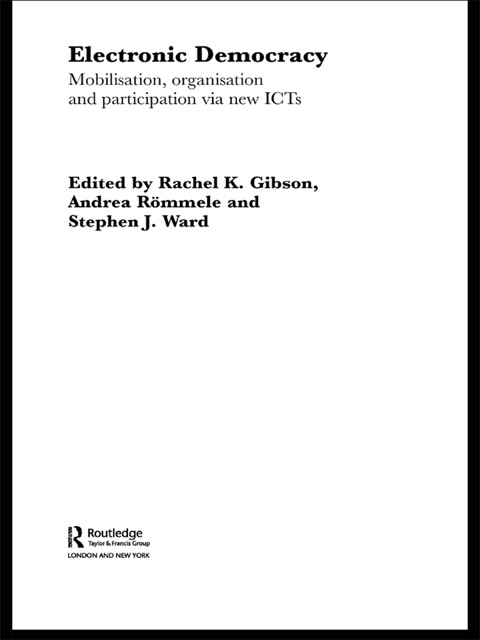 Cover image for book Electronic Democracy
