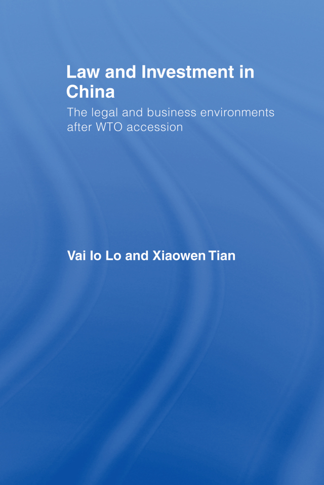 Law and Investment in China