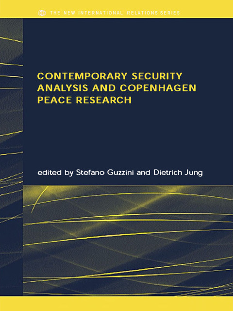 Cover image for book Contemporary Security Analysis and Copenhagen Peace Research