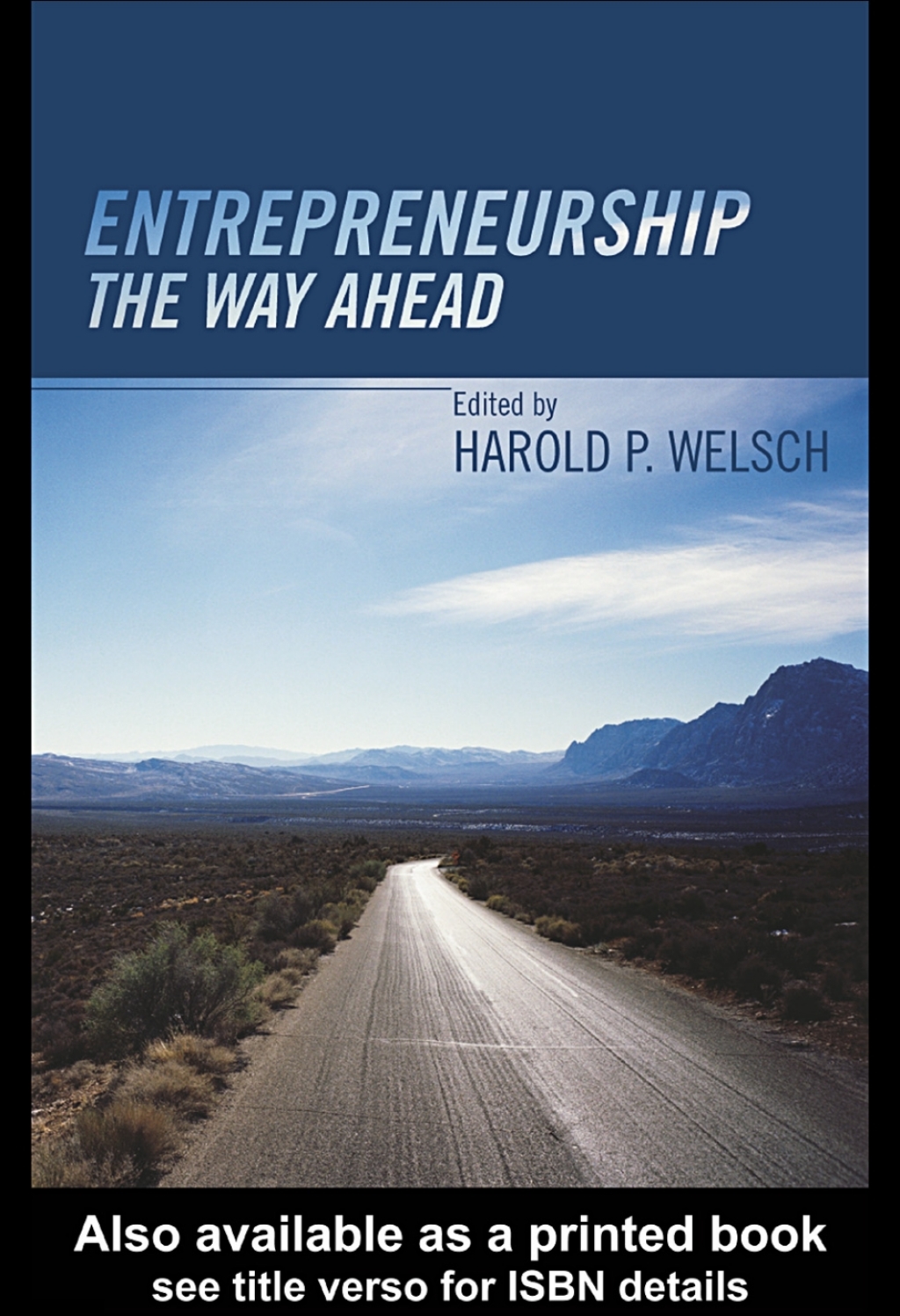 Entrepreneurship (eBook) - Harold P. Welsch