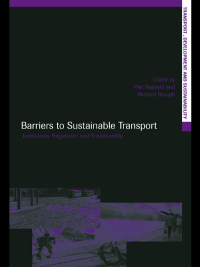 Titelbild: Barriers to Sustainable Transport 1st edition 9780415323628