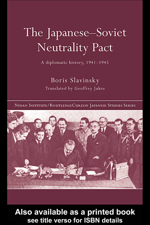 Cover image for book The Japanese-Soviet Neutrality Pact