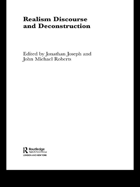 Cover image for book Realism Discourse and Deconstruction