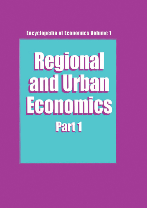 Cover image for book Regional and Urban Economics Parts 1 & 2
