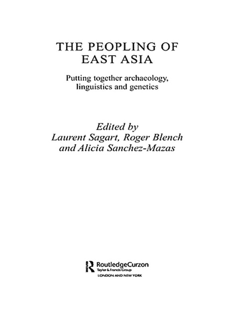 Cover image for book The Peopling of East Asia