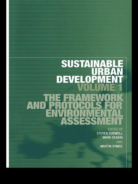 Cover image for book Sustainable Urban Development Volume 1