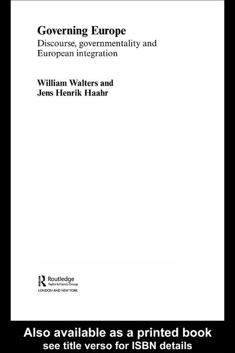 Cover image for book Governing Europe