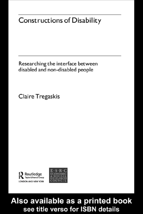 Cover image for book Constructions of Disability