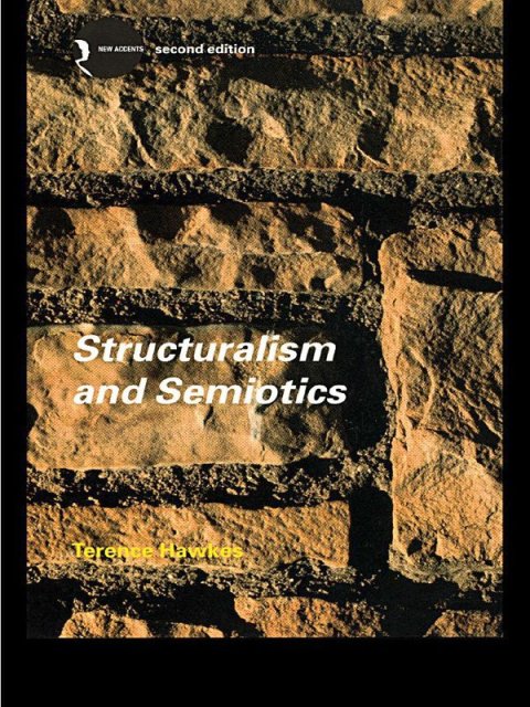 Cover image for book Structuralism and Semiotics
