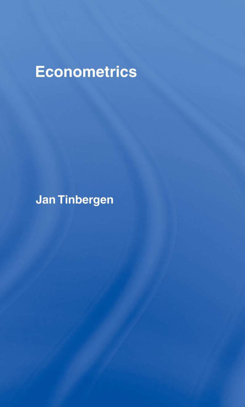 Cover image for book Econometrics