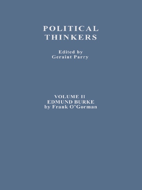 Cover image for book Edmund Burke
