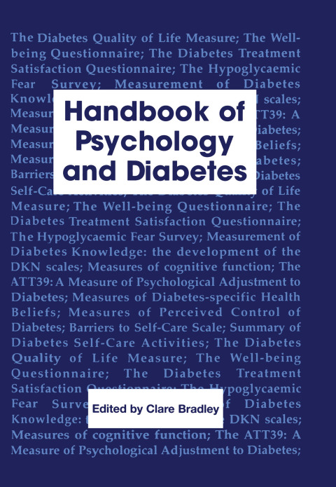 Cover image for book Handbook of Psychology and Diabetes