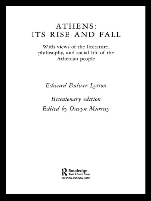 Cover image for book Athens: Its Rise and Fall