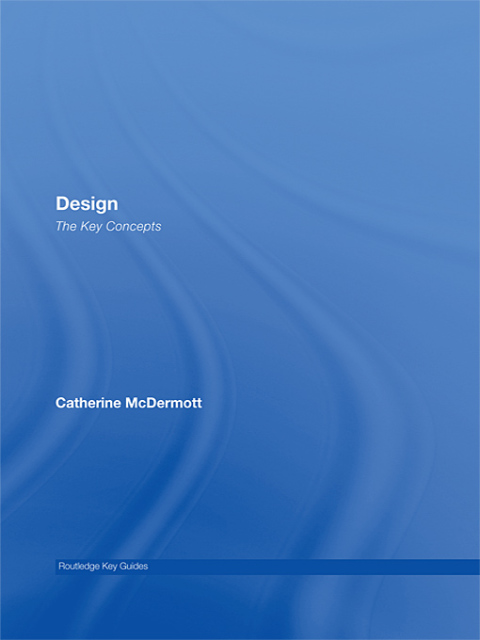 Cover image for book Design: The Key Concepts