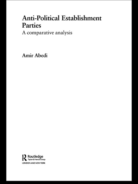 Cover image for book Anti-Political Establishment Parties