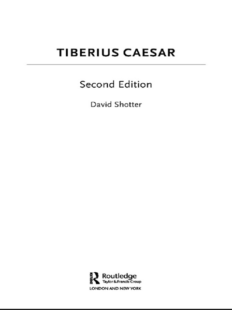 Cover image for book Tiberius Caesar