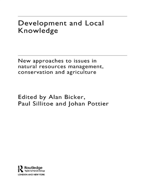 Cover image for book Development and Local Knowledge