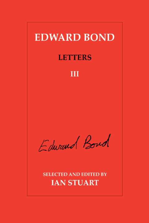Cover image for book Edward Bond: Letters 3