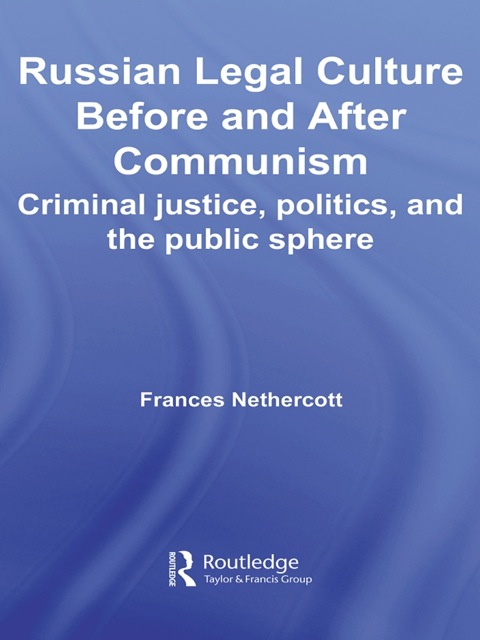 Cover image for book Russian Legal Culture Before and After Communism