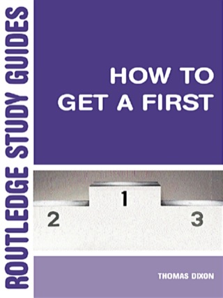 How to Get a First