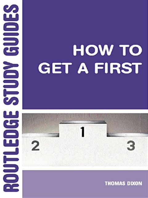 Cover image for book How to Get a First