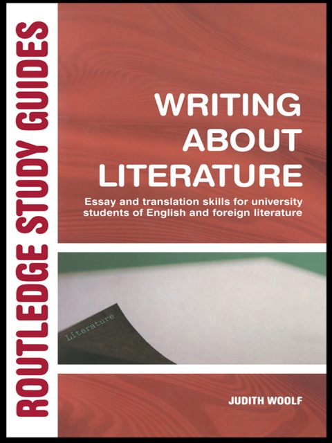 Cover image for book Writing About Literature