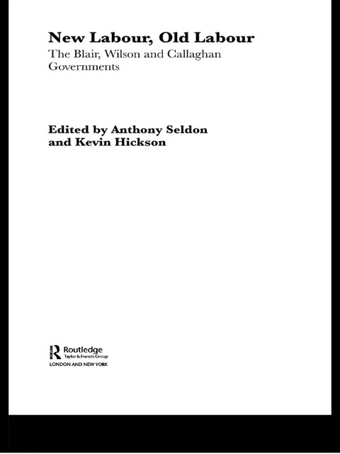 Cover image for book New Labour, Old Labour