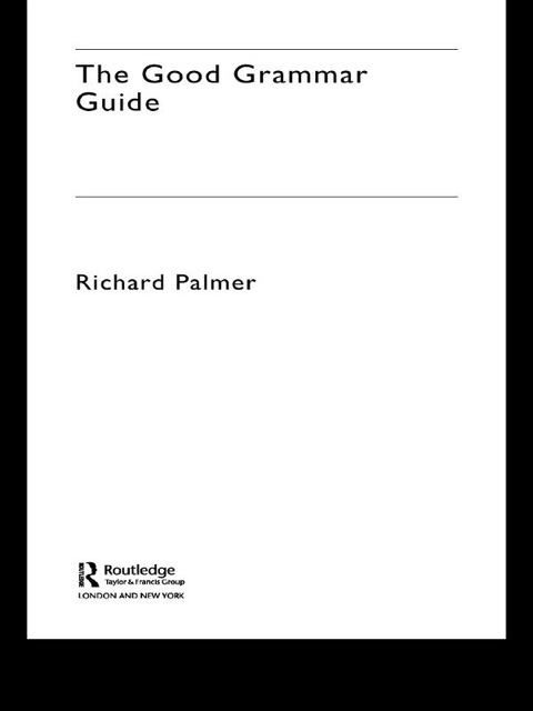 Cover image for book The Good Grammar Guide