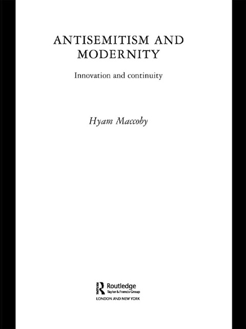 Cover image for book Antisemitism and Modernity