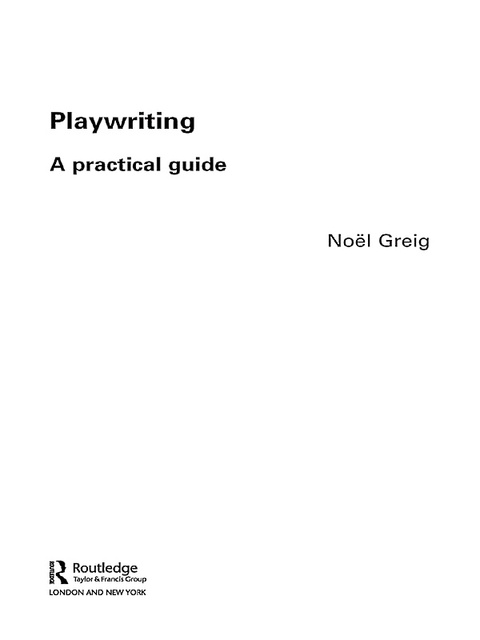 Cover image for book Playwriting