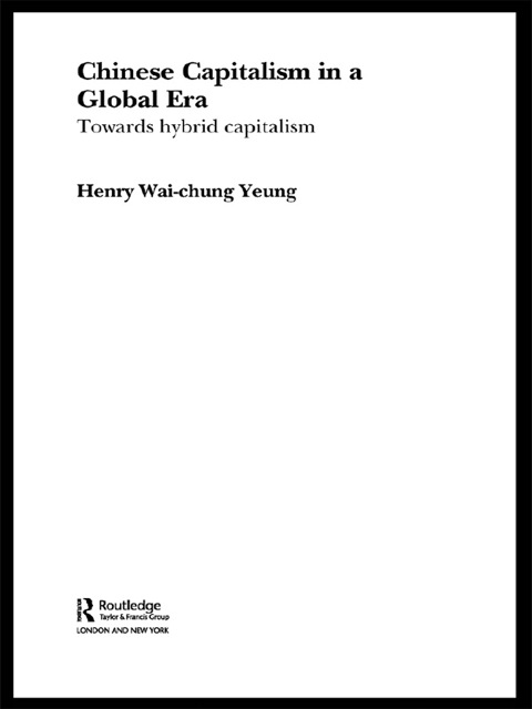 Cover image for book Chinese Capitalism in a Global Era