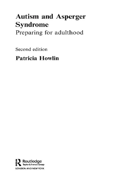 Cover image for book Autism and Asperger Syndrome