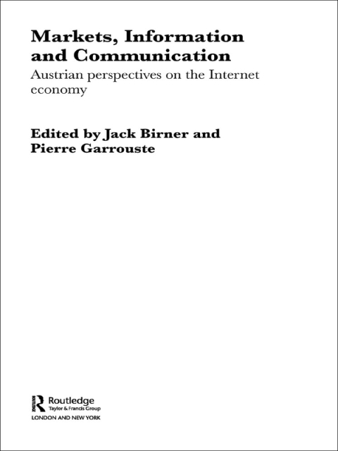Cover image for book Markets, Information and Communication