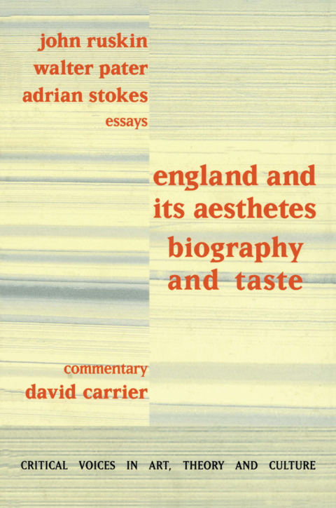 Cover image for book England and its Aesthetes