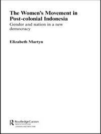 Cover image: The Women's Movement in Postcolonial Indonesia 1st edition 9780415546232