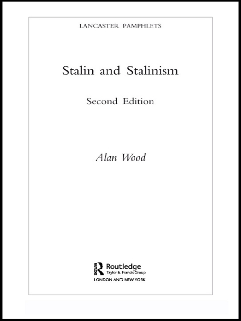 Cover image for book Stalin and Stalinism
