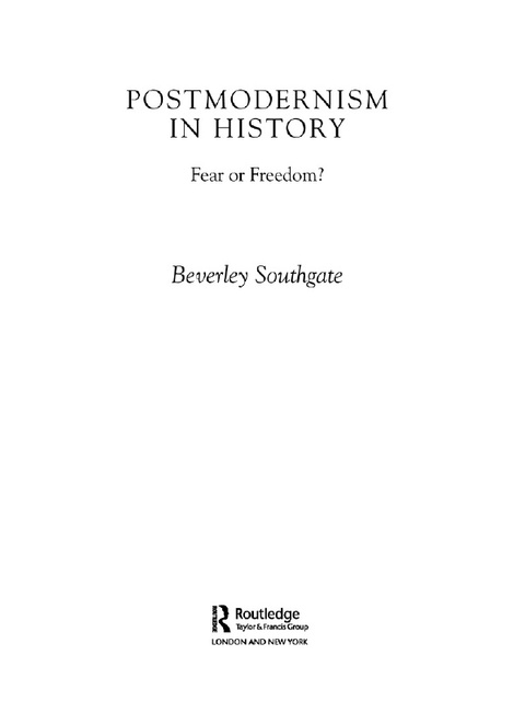 Cover image for book Postmodernism in History