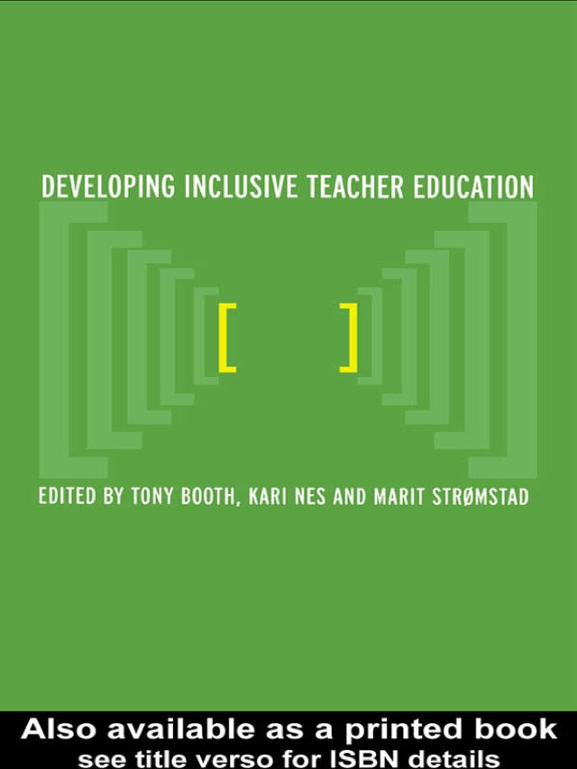 Developing Inclusive Teacher Education