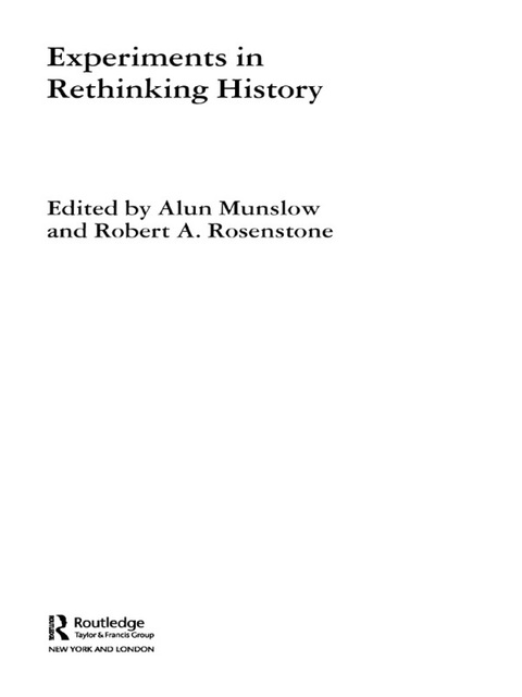 Cover image for book Experiments in Rethinking History