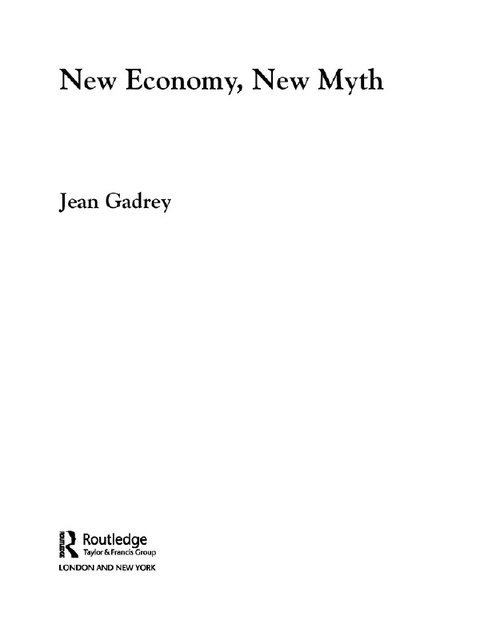 Cover image for book New Economy, New Myth