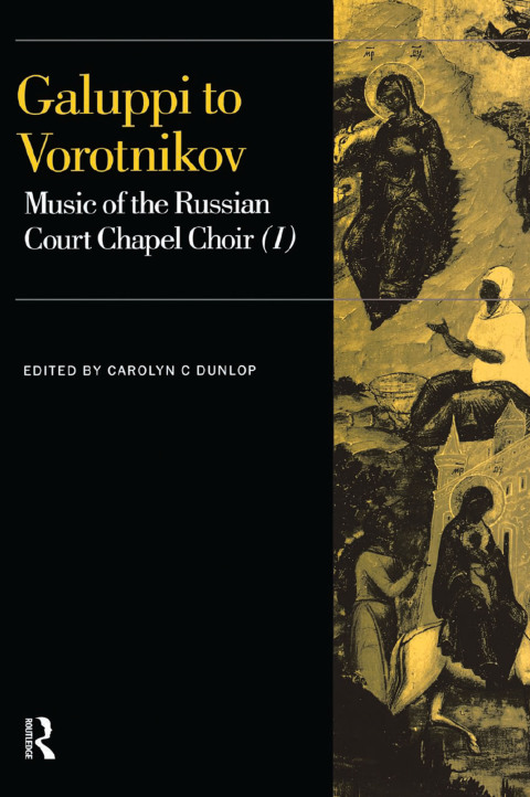 Cover image for book Galuppi to Vorotnikov