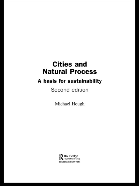 Cover image for book Cities and Natural Process