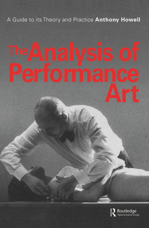 Cover image for book The Analysis of Performance Art