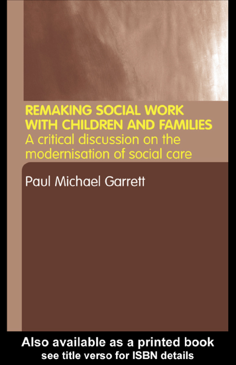 Cover image for book Remaking Social Work with Children and Families