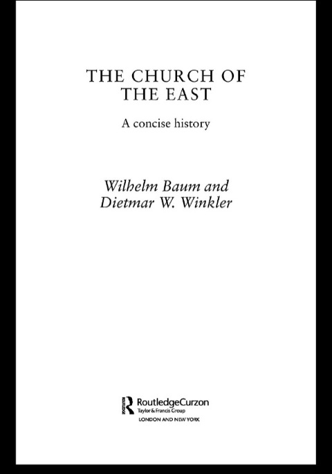 Cover image for book The Church of the East