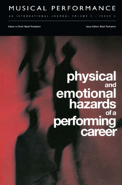 Cover image for book Physical and Emotional Hazards of a Performing Career