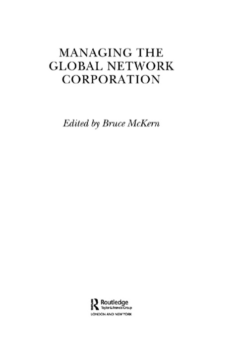 Cover image for book Managing the Global Network Corporation