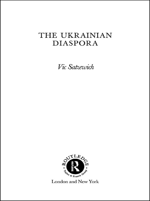 Cover image for book The Ukrainian Diaspora