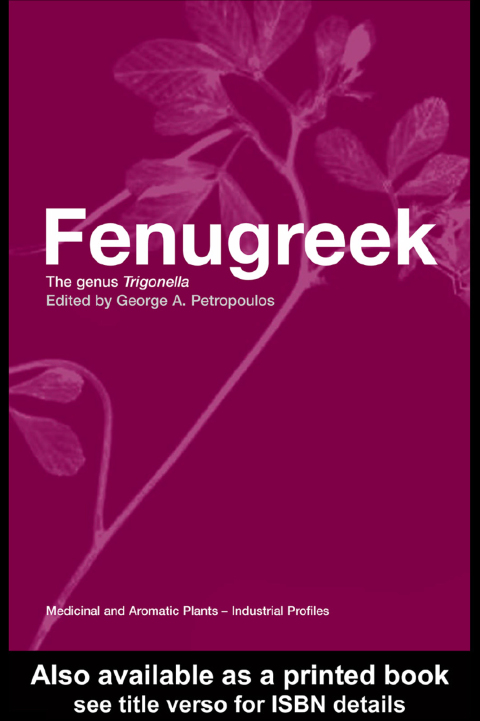 Cover image for book Fenugreek